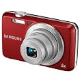 Samsung ES80 Digitalkamera (12,2 Megapixel, 5-fach opt. Zoom, 6 cm (2.36 Zoll) Display, bildstabilisiert) rot