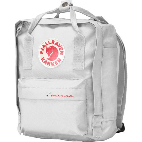 Fj&auml;llr&auml;ven Rucksack Save the Arctic Fox K&aring;nken Mini, white, 13 x 29 x 20, 23496