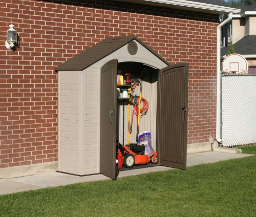 Shed, 8 by 2.5 Feet Home Garden Lawn Garden Living Structures Sheds