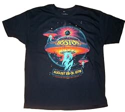 BOSTON SHIRTS - BOSTON 2011 NEW CONCERT TEE - VINTAGE BOSTON 78 CONCERT SHIRT