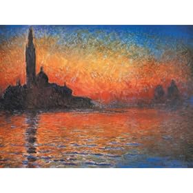 Dusk, 1908 Styles Art Poster Print by Claude Monet, 14x11