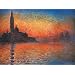 Dusk, 1908 Styles Art Poster Print by Claude Monet, 14x11