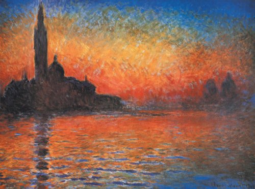 Claude Monet (Sunset in Venice) Art Poster Print - 11
