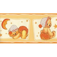 Julius Z�llner 8890015819 - Tapetenbord�re Kuschelb�r apricot, 5m