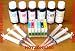 Compatible Refillable Cartridges and Refill Dye Ink for Epson Printers R260/ R380/ R280/ Rx580/ Rx680/ Rx595