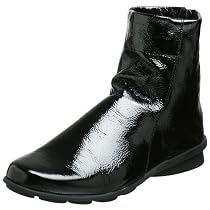 Arche Women's Didip Naplak Zip Bootie,Noir,41 EU (US Women's 10 M)