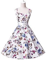 Vintage Cotton Halter Bandage Dress 