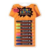 NEON T-Shirt Graffiti Pens - 8 Permanent Fabric Markers