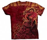Red Skull Dragon T-shirt by Mountain Evolution 100% Ring-spun Cotton Fitted Shirts in Adult Sizes