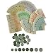 Eduplay Spielgeld Euro, 114 Teile Scheine und M�nzen