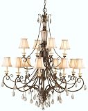 Lake Geneve 12 Light 2 Tier Chandelier