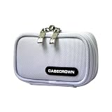 CaseCrown Double Memory Foam Padded Mouse Case (Nylon White) for Apple Magic Mouse