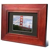 Tao 89357 5.6-Inch 128MB 5-Inch x 7-Inch Classics Beveled Double-Matted Digital Picture Frame (Mahogany)