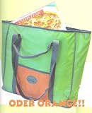 Eigenschaften   / Kühltasche / Einkaufstasche groß ca. 28 ltr hellgrün oder orange Art. 150-001
