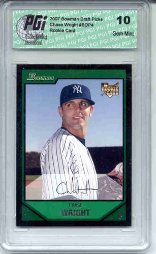 Buy CHASE WRIGHT 2007 Bowman Draft Picks Rookie Card PGI 10 by PGI