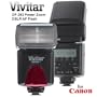 Vivitar DF383 Digital TTL Shoe Mount Power Zoom /Swivel /Bounce Auto-Focus Flash for Canon TTL, Guide Number 45m (147')