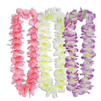 Silk 'N Petals Island Oasis Leis (asstd colors) Party Accessory (1 count)