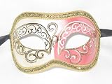Pink Colombina New Lillo Venetian Mask
