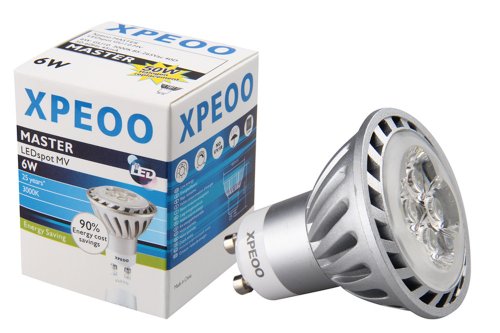 Xpeoo® Gu10 Led Lamp Bulb Light Spot Recessed Flood Lighting Replace 50w Halogen Energy Saving SMD Non-dimmable Cool/warm White Standard Base Socket 6w 110v 220v (GU10 Non Dimmable Warm White 110V)
