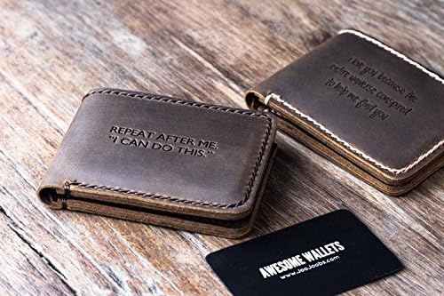 Mens Leather Wallet by JooJoobs, Handmade #002R