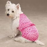 XXS Pink Leopard Bathing Suit for Dogs