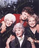 Cast of The Golden Girls Signed Autographed Reprint Photo 8x10