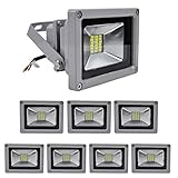 AWHAO LED投光器 20W投光器 ledライト6500K 省エネ長寿命 防水 広角　PSE認証済み 8セット