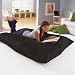 Jaxx - Black Microsuede Pillow Sak