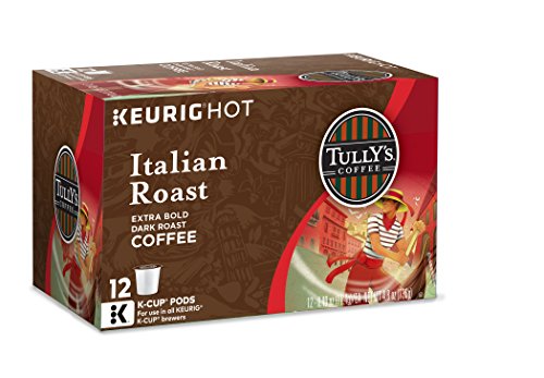Tully's Coffee Italian Roast Keurig K-Cups Coffee, 12 Count