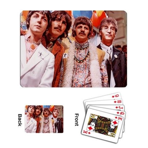 The Beatles Playing Cards Single Design