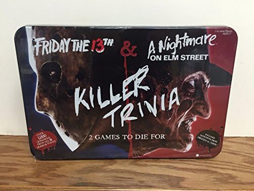 Freddy vs Jason Killer Trivia Game Friday the 13th Nightmare on Elm Street