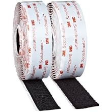 3M Fastener TB3526N/TB3527N Hook/Loop Black, 1 in x 10 ft (Pack of 1)
