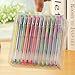 Soucolor 48 Piece Multicolor Gel Pens Set - Ideal for Adult Coloring Books ,Scrapbooking,Doodling,Drawing and Craft