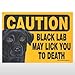 DOG SIGN : BLACK LAB