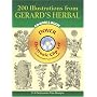 200 Illustrations from Gerard's Herbal CD-ROM and Book (Dover Electronic Clip Art)