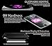 [2-Pack] iPhone 6 PLUS Tempered Glass Screen Protector Anti-bubble Anti-scratch & Anti-fingerprint 0.3mm Ultra Thin 9h Hardness 2.5d Round Edge
