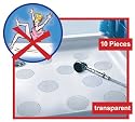 Original Safepore Anti-Slip stickers (10 pieces of 3.94 inches in diameter) for your safety in the bathroom - No more sliding in bathtub or shower tray