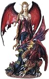Fairy Collection Pixie With Dragon Fantasy Figurine Figure Decoration