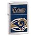NFL St. Louis Rams Brushed Chrome Zippo Lighter