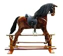 Rocking Horse 107cm "Star" Brown Large