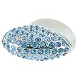 4GB Blue Crystal Heart USB Drive