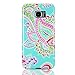 S7 Edge Case,Cute Dolphin Samsung Galaxy S7 Edge slim fit floral Soft Silicon Gel Rubber Protective Cover for girls