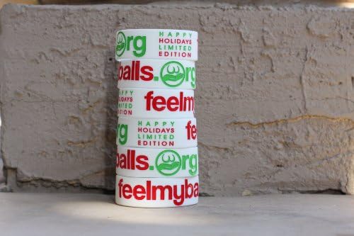 Feelmyballs.org - Holiday Wristband for Testicular Cancer Awareness