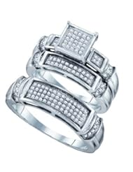 0.40CTW DIAMOND FASHION TRIO SET
