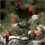 120x MICRO LED RED fairy lights, 8.3m, Christmas Festive