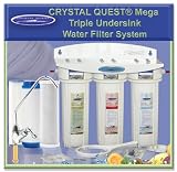 CRYSTAL QUEST Undersink Replaceable Triple Multi ULTIMATE Water Filter System