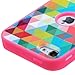 iPod Touch 5, Case, iPod Touch 5th generation Case - NageBee - Premium Heavy Duty Defender Protector with Stand Hard Case for Apple iPod Touch 5 5th Generation (Verge Hybrid Kaleidoscope)