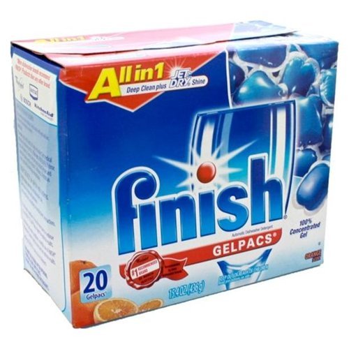Finish Dishwasher Gel Pacs Concentrated Orange Scent Review Elizabeth