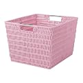 Whitmor Storage Tote Pink Pink