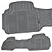 1 Piece MotorTrend Premium Odorless Heavy Duty Trimmable High Grade Rubber Liner Floor Mat (GRAY)